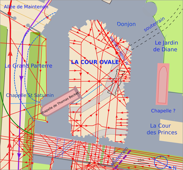 Carte courovale